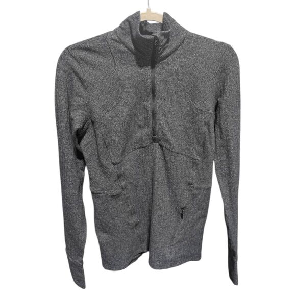 LULULEMON ATHLETICA Kanto Catch Me 1/2 Zip Pullover Size 8 - Picture 7 of 8